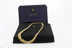  Tiffany Co Tiffany Co Byzantine Weave Necklace 14k Yellow Gold - 4098117