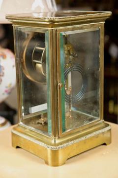  Tiffany Co Tiffany Co Carriage Clock Brass Glass France 1930s - 3790820