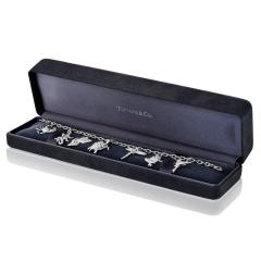  Tiffany Co Tiffany Co Charm Platinum 7 Charm Diamond Bracelet - 4762184