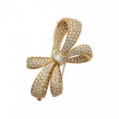  Tiffany Co Tiffany Co Diamond Bow Brooch - 3436094