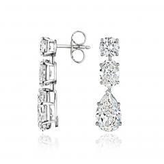  Tiffany Co Tiffany Co Diamond Drop Earrings - 4721595