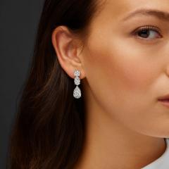  Tiffany Co Tiffany Co Diamond Drop Earrings - 4721597