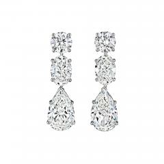  Tiffany Co Tiffany Co Diamond Drop Earrings - 4727681