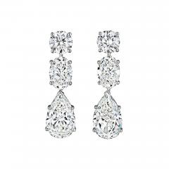  Tiffany Co Tiffany Co Diamond Drop Earrings - 4738083