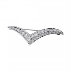  Tiffany Co Tiffany Co Diamond Seagull Brooch Medium size - 4704305