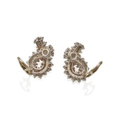  Tiffany Co Tiffany Co Diamonds of Tiffany Platinum and Diamond Loop Earrings - 3397187