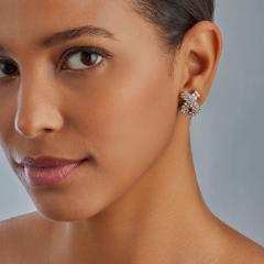  Tiffany Co Tiffany Co Diamonds of Tiffany Platinum and Diamond Loop Earrings - 3397216