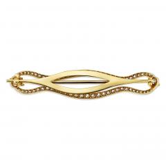  Tiffany Co Tiffany Co Edwardian Diamond Snake Barrette - 4721610