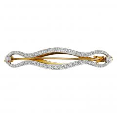  Tiffany Co Tiffany Co Edwardian Diamond Snake Barrette - 4727679