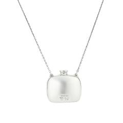  Tiffany Co Tiffany Co Elsa Peretti Sterling Silver Open Bottle Pendant Necklace - 4716693