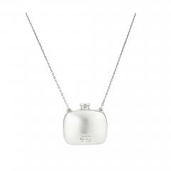  Tiffany Co Tiffany Co Elsa Peretti Sterling Silver Open Bottle Pendant Necklace - 4716705