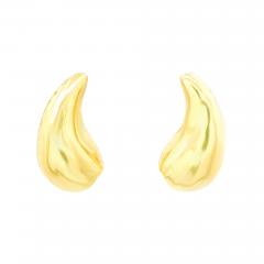  Tiffany Co Tiffany Co Elsa Peretti Tear Drop Earrings 18kt Yellow Gold - 4640440