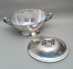  Tiffany Co Tiffany Co Hand Hammered Sterling Silver Japanesque 1879 Tureen With Handles - 3238102