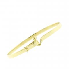  Tiffany Co Tiffany Co Hook and Eye Gold Bangle Bracelet - 2661718