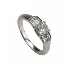  Tiffany Co Tiffany Co Lucinda Three Stone Diamond Engagement Ring - 3347811