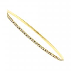  Tiffany Co Tiffany Co Metro Diamond Bangle - 4688475