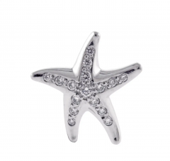  Tiffany Co Tiffany Co Platinum Diamond Elsa Peretti Starfish Earrings - 3862710