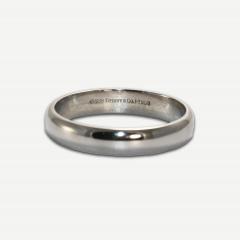  Tiffany Co Tiffany Co Platinum Wedding Band 9 4g - 4525760