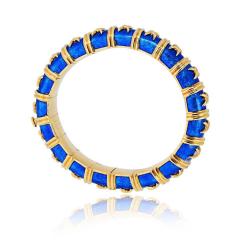  Tiffany Co Tiffany Co Schlumberger 18K YG Vintage Croisillon Blue Enamel Bracelet - 4511123