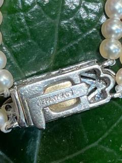  Tiffany Co Tiffany Co Signed GIA Certified Natural Saltwater Pearl Two Strand Necklace - 3538767