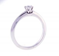  Tiffany Co Tiffany Co Six Prong Knife Edge Platinum Diamond Engagement Ring 22ct - 4301845