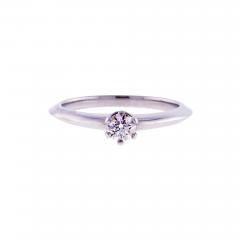  Tiffany Co Tiffany Co Six Prong Knife Edge Platinum Diamond Engagement Ring 22ct - 4305996