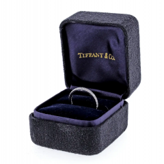  Tiffany Co Tiffany Co Soleste Diamond Half Circle Wedding Band Ring - 2622223