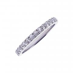  Tiffany Co Tiffany Co Soleste Diamond Half Circle Wedding Band Ring - 2626049