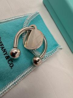  Tiffany Co Tiffany Co Sterling Silver Key holder Like new Never used Box Pouch - 4698748