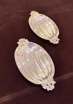  Tiffany Co Tiffany Co Sterling Silver Mellon Form Serving dishes A Pair - 4687358
