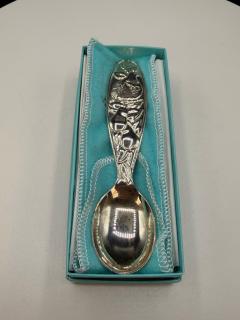  Tiffany Co Tiffany Co Sterling Silver Partridge in a Pear Tree Baby Spoon - 4698738