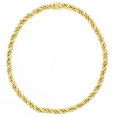  Tiffany Co Tiffany Co Twisted Rope Necklace 14kt - 4708052