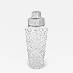  Tiffany Co Tiffany Cut Crystal and Sterling Cocktail Shaker - 4057276