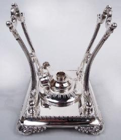  Tiffany Co Tiffany Edwardian Classical Sterling Silver Tea Kettle on Stand - 3770198