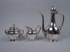  Tiffany Co Tiffany Exotic Sterling Silver 3 Piece Turkish Coffee Set - 3768777