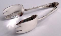  Tiffany Co Tiffany Faneuil Sterling Silver Ice Tongs with Tulip Jaws - 4125973