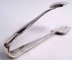  Tiffany Co Tiffany Faneuil Sterling Silver Ice Tongs with Tulip Jaws - 4125977