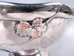  Tiffany Co Tiffany Japonesque Mixed Metal Beetle Butterfly Centerpiece Bowl - 4222679