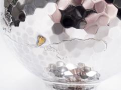  Tiffany Co Tiffany Japonesque Mixed Metal Beetle Butterfly Centerpiece Bowl - 4222681