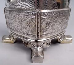  Tiffany Co Tiffany Japonesque Sterling Silver Vase with Early Union Square Mark - 4338654