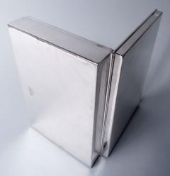  Tiffany Co Tiffany Large Heavy American Modern Sterling Silver Box - 4246976