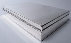  Tiffany Co Tiffany Large Heavy American Modern Sterling Silver Box - 4246977
