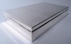  Tiffany Co Tiffany Large Heavy American Modern Sterling Silver Box - 4246981