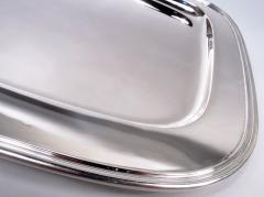  Tiffany Co Tiffany Large and Heavy Modern Sterling Silver Rectangular Tray - 3774899