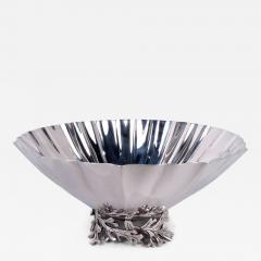  Tiffany Co Tiffany Midcentury Modern Classical Sterling Silver Leaf Bowl - 4386241
