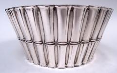  Tiffany Co Tiffany Midcentury Modern Ice Bucket in Desirable Bamboo Pattern - 4337491