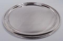  Tiffany Co Tiffany Midcentury Modern Sterling Silver 14 Inch Round Tray - 3774211