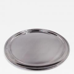  Tiffany Co Tiffany Midcentury Modern Sterling Silver 14 Inch Round Tray - 3826287