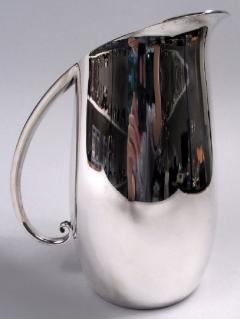 Tiffany Co Tiffany Midcentury Modern Sterling Silver Bar Pitcher - 3984483
