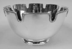  Tiffany Co Tiffany Midcentury Modern Sterling Silver Monteith Bowl - 3770035